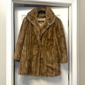 Vintage Dajon Fur Coat w/matching hat